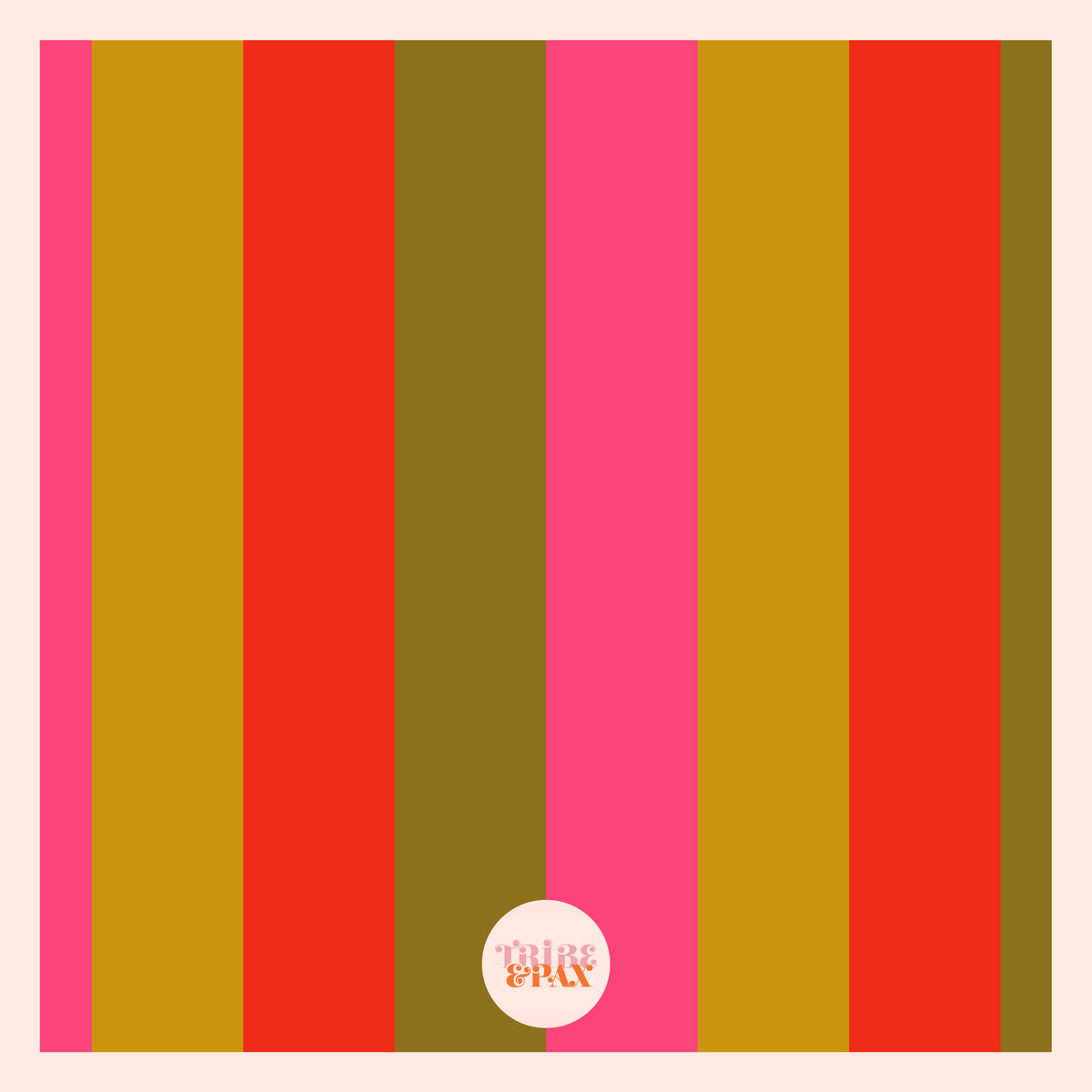 WREATH & CANDY CANE STRIPE