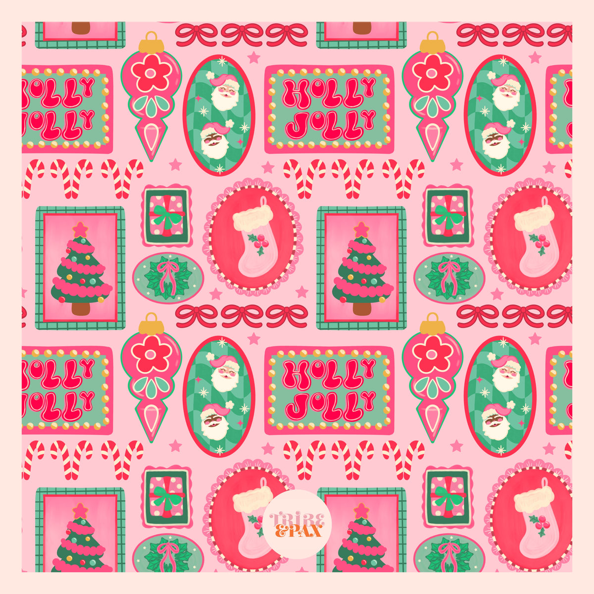 HOLLY JOLLY PINK