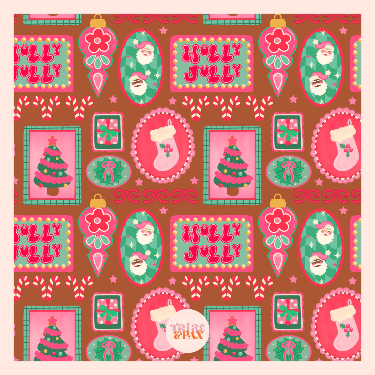 HOLLY JOLLY BROWN